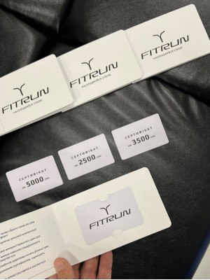 Сертифікат 3.500 грн FITRUN