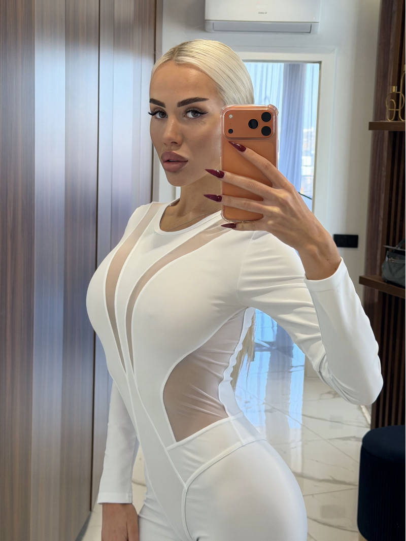 Комбинезон FITRUN Jumpsuit SPIDER LINE "White"