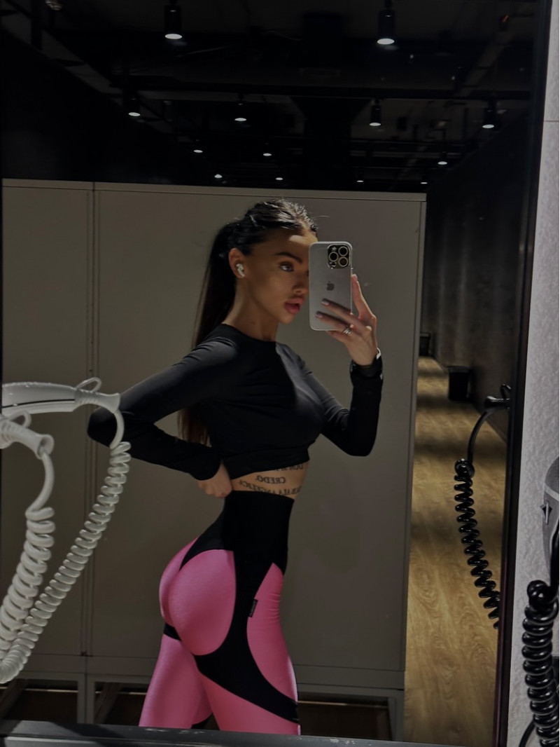 Легінси FITRUN Leggings Super Nuts Corsage Push-Up "Shine Barbie"