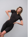 Jumpsuit FITRUN BodySuit Short Versa "Total Graphite Soft"
