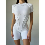 Jumpsuit FITRUN BodySuit Short Versa "White VE"