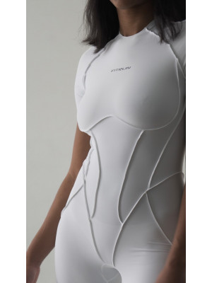 Jumpsuit FITRUN BodySuit Short Versa "White VE"