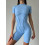 Jumpsuit FITRUN BodySuit Short Versa "Sky VE"