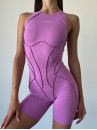 Jumpsuit FITRUN BodySuit Short Versa SLEEVELESS "Fuchsia VE"