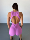 Комбінезон FITRUN BodySuit Short Versa SLEEVELESS "Fuchsia VE"