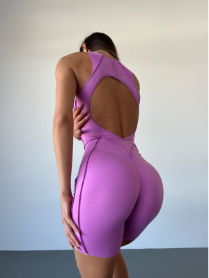 Комбінезон FITRUN BodySuit Short Versa SLEEVELESS "Fuchsia VE"