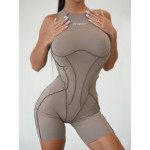Комбинезон FITRUN BodySuit Short Versa SLEEVELESS "Sand VE"