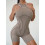 Комбинезон FITRUN BodySuit Short Versa SLEEVELESS "Sand VE"