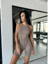Комбінезон FITRUN BodySuit Short Versa SLEEVELESS "Sand VE"