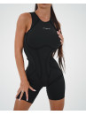 Комбинезон FITRUN BodySuit Short Versa SLEEVELESS "Black VE"