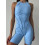 Комбинезон FITRUN BodySuit Short Versa SLEEVELESS "Sky VE"