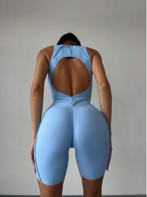 Jumpsuit FITRUN BodySuit Short Versa SLEEVELESS "Sky VE"