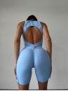 Комбинезон FITRUN BodySuit Short Versa SLEEVELESS "Sky VE"