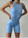 Комбинезон FITRUN BodySuit Short Versa SLEEVELESS "Sky VE"