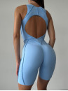 Jumpsuit FITRUN BodySuit Short Versa SLEEVELESS "Sky VE"