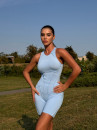 Комбінезон FITRUN BodySuit Short Versa SLEEVELESS "Sky VE"