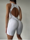 Jumpsuit FITRUN BodySuit Short Versa SLEEVELESS "White VE"