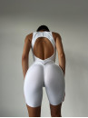 Jumpsuit FITRUN BodySuit Short Versa SLEEVELESS "White VE"