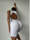 Комбінезон FITRUN BodySuit Short Versa SLEEVELESS "White VE"