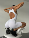 Комбінезон FITRUN BodySuit Short Versa SLEEVELESS "White VE"