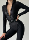 Jumpsuit FITRUN Jumpsuit Super Nuts Long "Black Blaze"