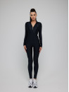 Комбинезон FITRUN Jumpsuit Base Long "Total Black"