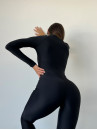 Комбинезон FITRUN Jumpsuit Base Long "Total Black"