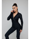 Комбінезон FITRUN Jumpsuit Base Long "Total Black"