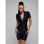 Jumpsuit FITRUN Jumpsuit Base Short "Total Black"