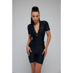 Комбинезон FITRUN Jumpsuit Base Short "Total Black"