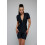 Комбинезон FITRUN Jumpsuit Base Short "Total Black"