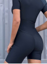 Комбинезон FITRUN Jumpsuit Base Short "Total Black"