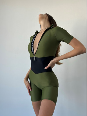 Jumpsuit FITRUN Jumpsuit Base Short "Khaki"