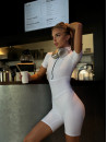 Комбінезон FITRUN Jumpsuit Base Short "Total White"