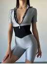 Комбінезон FITRUN Jumpsuit Base Short "Shine Silver"