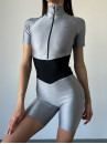 Комбінезон FITRUN Jumpsuit Base Short "Shine Silver"