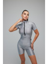 Комбінезон FITRUN Jumpsuit Base Short "Total Shine Silver"
