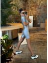 Комбінезон FITRUN Jumpsuit Base Short "Total Shine Silver"