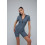 Комбинезон FITRUN Jumpsuit Base Short "Total Silver"