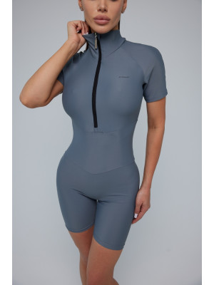 Комбінезон FITRUN Jumpsuit Base Short "Total Silver"