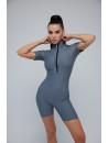 Комбінезон FITRUN Jumpsuit Base Short "Total Silver"