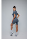 Комбінезон FITRUN Jumpsuit Base Short "Total Silver"