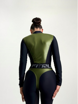 Комбинезон FITRUN Jumpsuit Super Nuts Long "Olive Blaze"