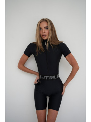 Комбінезон FITRUN Jumpsuit Super Nuts Short "Total Black"