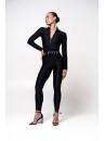 Комбінезон FITRUN Jumpsuit Super Nuts Long "Total Black"