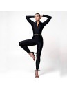 Комбінезон FITRUN Jumpsuit Super Nuts Long "Total Black"