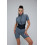 Комбинезон FITRUN Jumpsuit Base Short "Silver"