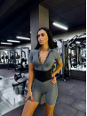 Комбінезон FITRUN Jumpsuit Base Short "Silver"