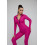 Комбинезон FITRUN Jumpsuit Base Long "Total Rose"