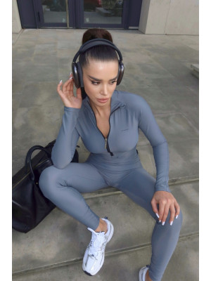 Комбінезон FITRUN Jumpsuit Base Long "Total Silver"